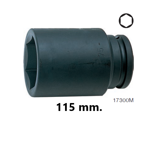 KOKEN 17300M-115 ลูกบ๊อกลมยาว 1.1/2นิ้ว-6P-115mm.