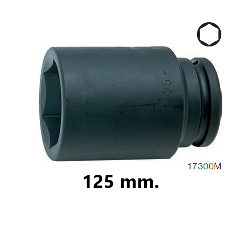 KOKEN 17300M-125 ลูกบ๊อกลมยาว 1.1/2นิ้ว-6P-125mm.