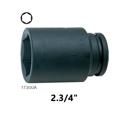 SKI - สกี จำหน่ายสินค้าหลากหลาย และคุณภาพดี | KOKEN 17300A-2.3/4 ลูกบ๊อกลมยาว 1.1/2นิ้ว-6P-2.3/4นิ้ว