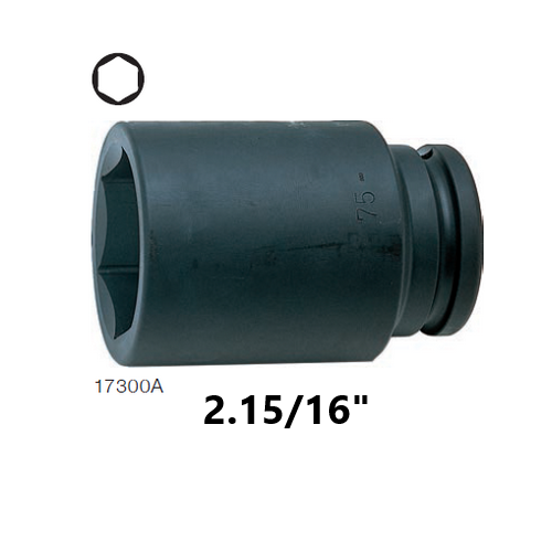 SKI - สกี จำหน่ายสินค้าหลากหลาย และคุณภาพดี | KOKEN 17300A-2.15/16 ลูกบ๊อกลมยาว 1.1/2นิ้ว-6P-2.15/16นิ้ว