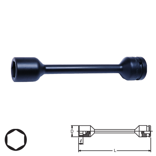 KOKEN 18101M-24x350 ลูกบ๊อกลมควบคุมแรงบิด 1นิ้ว 24mmx350Nm สำหรับขันเข้าเท่านั้น