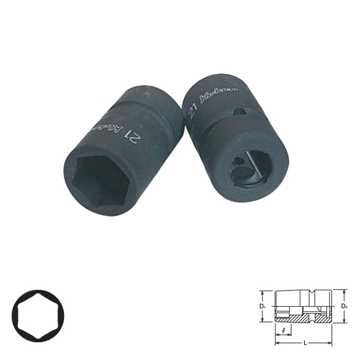 KOKEN NV14400M-15 ลูกบ๊อกลม NV 1/2นิ้ว-6P-15mm