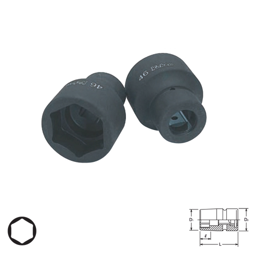 KOKEN NV16400M-38 ลูกบ๊อกลม NV 3/4นิ้ว-6P -38mm