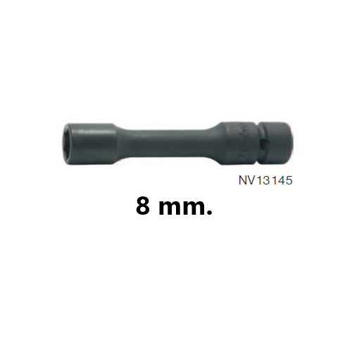 KOKEN NV13145M-100-8 ลูกบ๊อกลมข้อต่อ NV ยาว 100mm 3/8นิ้ว-6P-8mm.