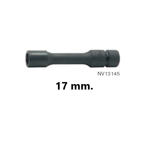 KOKEN NV13145M-100-17 ลูกบ๊อกลมข้อต่อ NV ยาว 100mm 3/8นิ้ว-6P-17mm.
