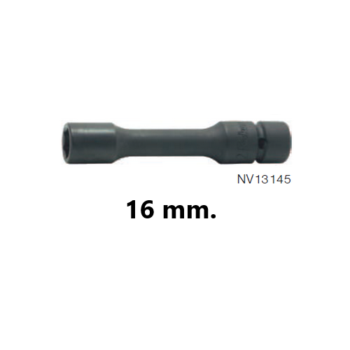 KOKEN NV13145M-150-16 ลูกบ๊อกลมข้อต่อ NV ยาว 150mm 3/8นิ้ว-6P-16mm.