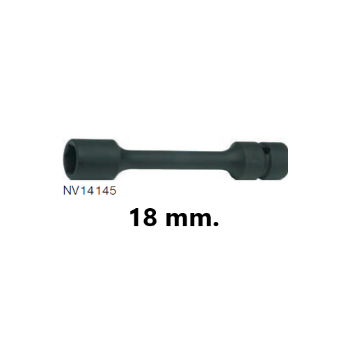 KOKEN NV14145M-100-18 ลูกบ๊อกลมข้อต่อ NV ยาว 100mm  1/2นิ้ว 6P-18mm.