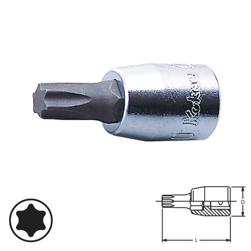 SKI - สกี จำหน่ายสินค้าหลากหลาย และคุณภาพดี | KOKEN 2025T-80-T27 บ๊อกเดือยโผล่ท๊อก 1/4นิ้ว80-T27