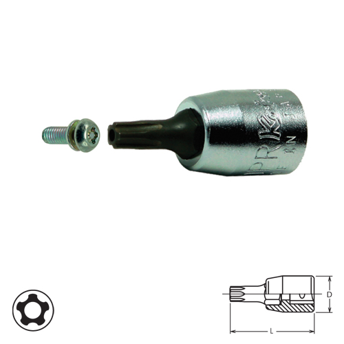 SKI - สกี จำหน่ายสินค้าหลากหลาย และคุณภาพดี | KOKEN 2025-28PR-40PR บ๊อกเดือยโผล่ท๊อก 5 แฉก 1/4นิ้ว-28-40PR