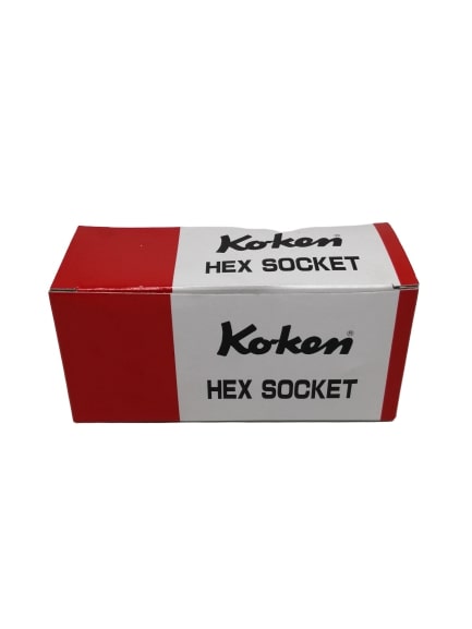 KOKEN 4012M-60-10 บ๊อกเดือยโผล่ดำ 6P-1/2นิ้ว-60-10mm.