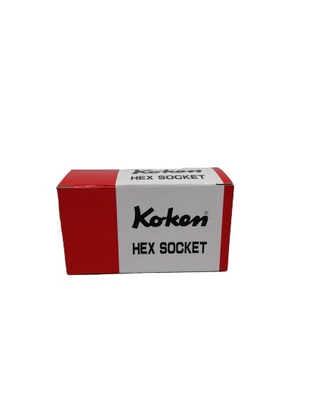 KOKEN 4012M-60-14 บ๊อกเดือยโผล่ดำ 6P-1/2นิ้ว-60-14mm.