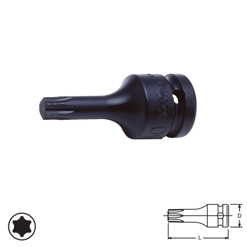 SKI - สกี จำหน่ายสินค้าหลากหลาย และคุณภาพดี | KOKEN 14026-140-T55 บ๊อกเดือยโผล่ลม ท๊อก 1/2นิ้ว-140-T55