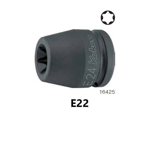 KOKEN 16425-E22 ลูกบ๊อกลม ท๊อกสั้น 3/4นิ้ว-50-E22
