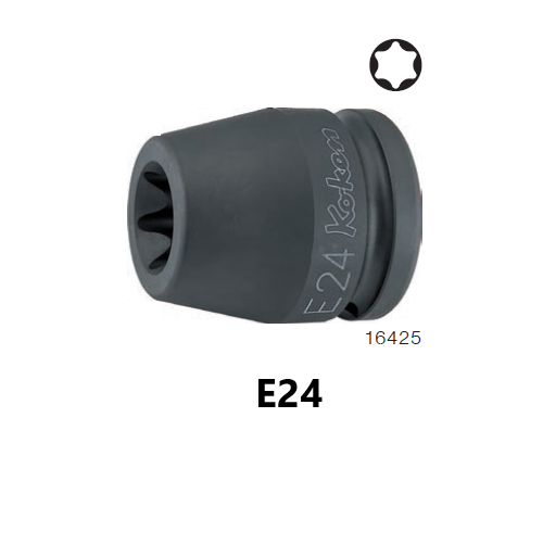 KOKEN 16425-E24 ลูกบ๊อกลม ท๊อกสั้น 3/4นิ้ว-50-E24