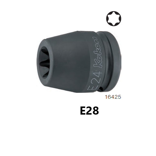 KOKEN 16425-E28 ลูกบ๊อกลม ท๊อกสั้น 3/4นิ้ว-50-E28
