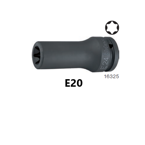 KOKEN 16325-E20 ลูกบ๊อกลม ท๊อกยาว 3/4นิ้ว-100-E20
