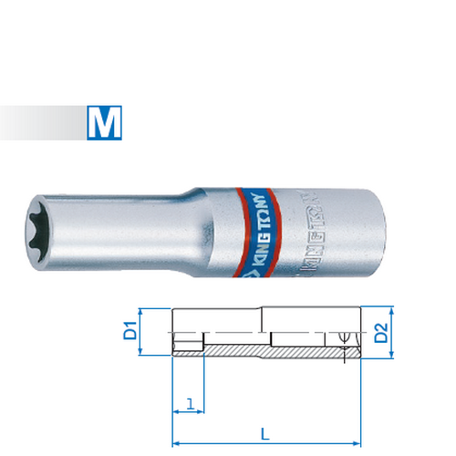 SKI - สกี จำหน่ายสินค้าหลากหลาย และคุณภาพดี | KINGTONY ลูกบ๊อกท๊อกยาว รู 3/8-E10