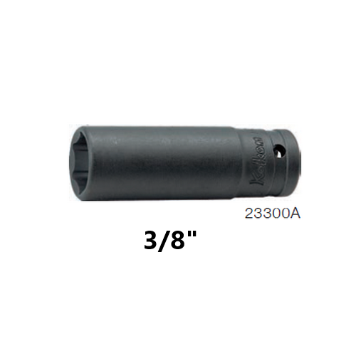 SKI - สกี จำหน่ายสินค้าหลากหลาย และคุณภาพดี | KOKEN 22300A-3/8 ลูกบ๊อกไฟฟ้า ยาว 1/4-6P-3/8 