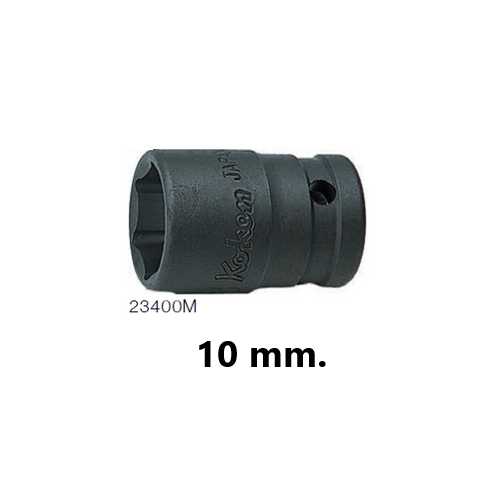 SKI - สกี จำหน่ายสินค้าหลากหลาย และคุณภาพดี | KOKEN 23400M-10 ลูกบ๊อกอินดัสเตรียล 3/8นิ้ว-6P-10mm.