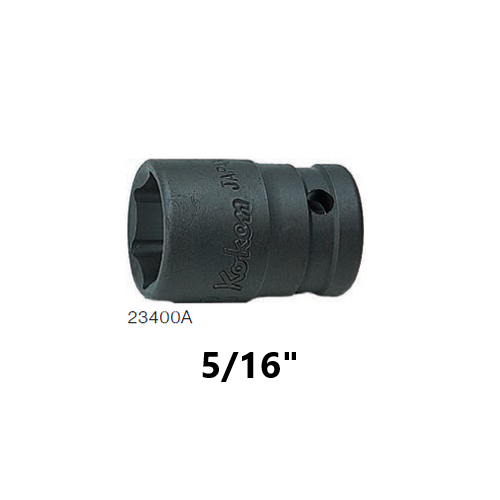 KOKEN 23400A-5/16 ลูกบ๊อกอินดัสเตรียล 3/8นิ้ว-6P-5/16นิ้ว