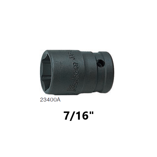 SKI - สกี จำหน่ายสินค้าหลากหลาย และคุณภาพดี | KOKEN 23400A-7/16 ลูกบ๊อกอินดัสเตรียล 3/8นิ้ว-6P-7/16นิ้ว