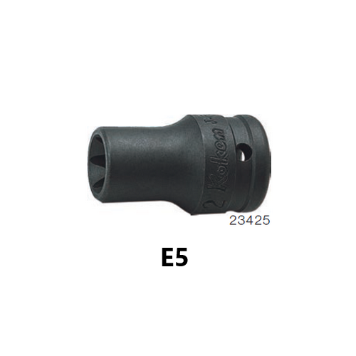 SKI - สกี จำหน่ายสินค้าหลากหลาย และคุณภาพดี | KOKEN 23425-E5 ลูกบ๊อกอินดัสเตรียล สั้น ท๊อกซ์ 3/8นิ้ว-E5