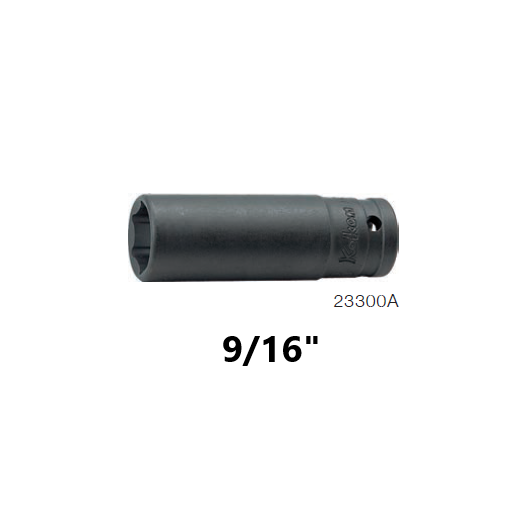 SKI - สกี จำหน่ายสินค้าหลากหลาย และคุณภาพดี | KOKEN 23300A-9/16 ลูกบ๊อกอินดัสเตรียล ยาว 3/8นิ้ว-6P-9/16นิ้ว