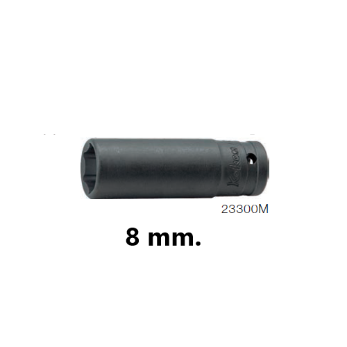 KOKEN 23300M-8 ลูกบ๊อกอินดัสเตรียล ยาว 3/8นิ้ว-6P-8mm.