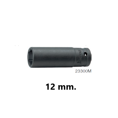 SKI - สกี จำหน่ายสินค้าหลากหลาย และคุณภาพดี | KOKEN 23300M-12 ลูกบ๊อกอินดัสเตรียล ยาว 3/8นิ้ว-6P-12mm.