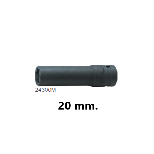KOKEN 24300M-20 ลูกบ๊อกอินดัสเตรียล ยาว 1/2นิ้ว-6P-20mm