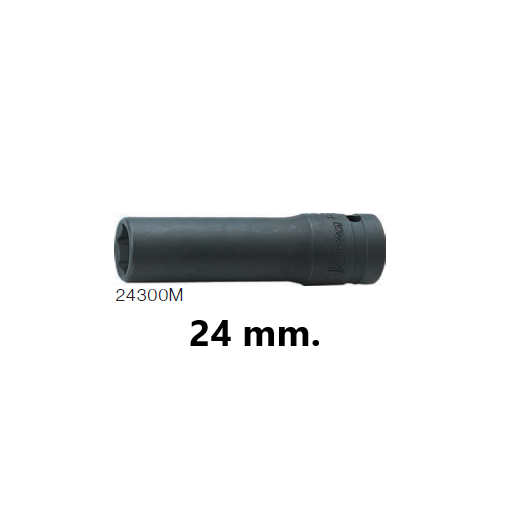 KOKEN 24300M-24 ลูกบ๊อกอินดัสเตรียล ยาว 1/2นิ้ว-6P-24mm