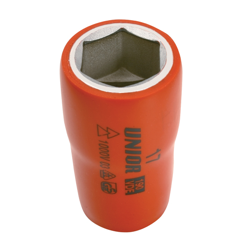 SKI - สกี จำหน่ายสินค้าหลากหลาย และคุณภาพดี | UNIOR 190/2VDEDP ลูกบ๊อกกันไฟฟ้า 1/2นิ้ว-6P-16mm. ฉนวน 2 ชั้น กันไฟฟ้า 1000V. (190VDE)