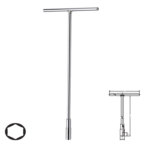 SKI - สกี จำหน่ายสินค้าหลากหลาย และคุณภาพดี | KOKEN 156M-8 บ๊อกยาวตัวที 6 เหลี่ยม 8mm.