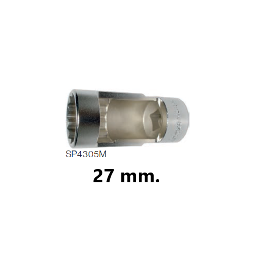 SKI - สกี จำหน่ายสินค้าหลากหลาย และคุณภาพดี | KOKEN SP4305M-77-27 ลูกบ๊อกถอดหัวฉีดเครื่องยนต์ดีเซล 1/2นิ้ว-77-27mm