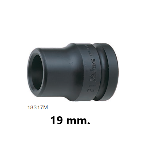 KOKEN 18317M-19 ลูกบ๊อกลม ถอดล้อหลัง รถบรรทุก 1นิ้ว-4P-19mm