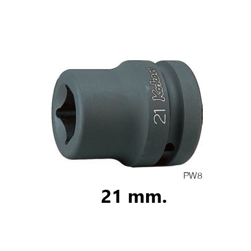 KOKEN PW8-21 ลูกบ๊อกลม ถอดล้อหลัง รถบรรทุก 1นิ้ว-21mm