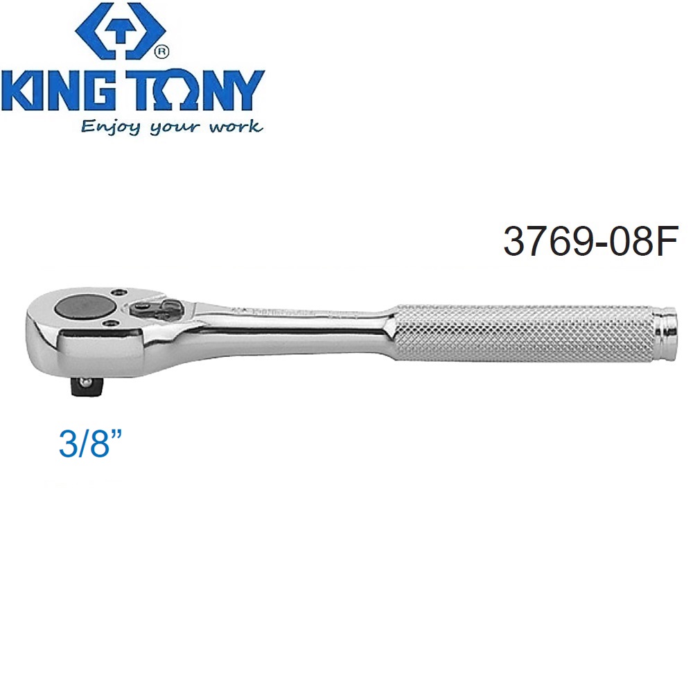 KINGTONY ด้ามฟรีหัวไข่ 3/8-8นิ้ว #3769-08f