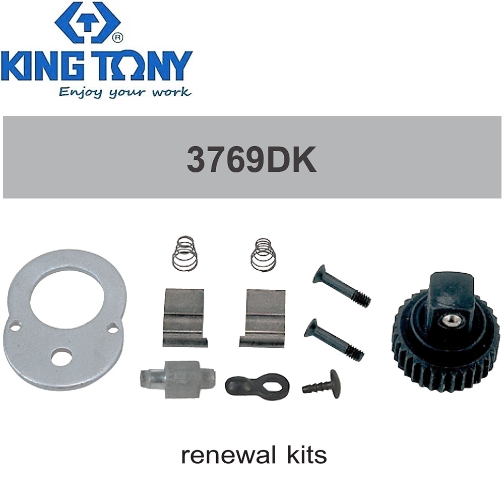 SKI - สกี จำหน่ายสินค้าหลากหลาย และคุณภาพดี | KINGTONY ชุดซ่อมด้ามฟรีหัวไข่ 3/8นิ้ว