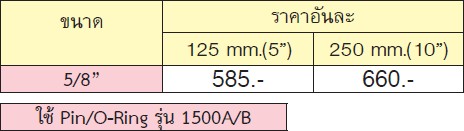KOKEN 15760-10 ข้อต่อลม 5/8นิ้ว-10นิ้ว (250mm)