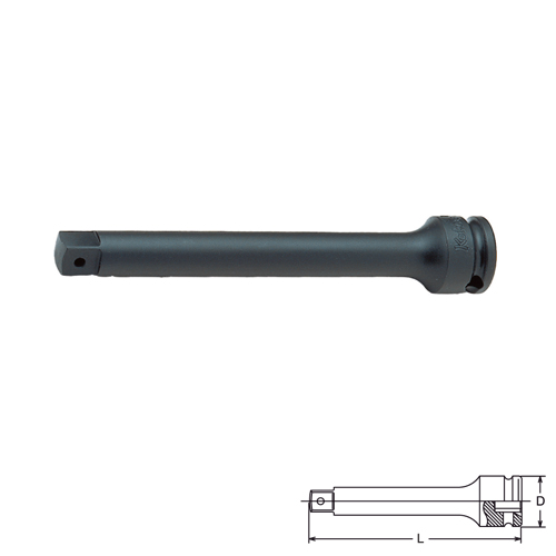 KOKEN 15760-10 ข้อต่อลม 5/8นิ้ว-10นิ้ว (250mm)