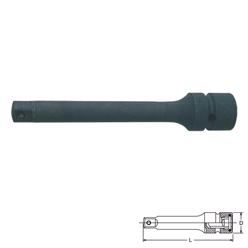 KOKEN NV13760-250P ข้อต่อลม NV 3/8นิ้ว-250mm.