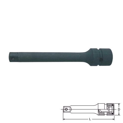 KOKEN NV14760-250P ข้อต่อลม NV 1/2นิ้ว-250mm.