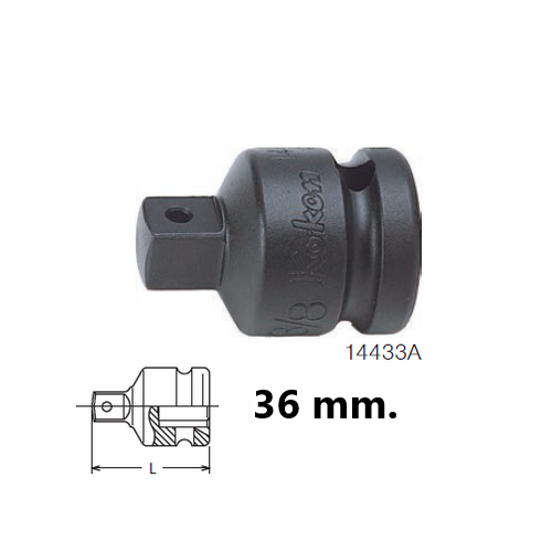 SKI - สกี จำหน่ายสินค้าหลากหลาย และคุณภาพดี | KOKEN 14433A ข้อลดลม 1/2นิ้ว-3/8นิ้ว