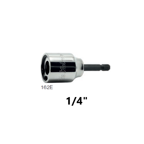 KOKEN 162E-1/4 ลูกบ๊อกซ์สำหรับถอด-ใส่สตัด 1/4นิ้ว ใช้กับไขควงไฟฟ้าแกน 1/4นิ้ว