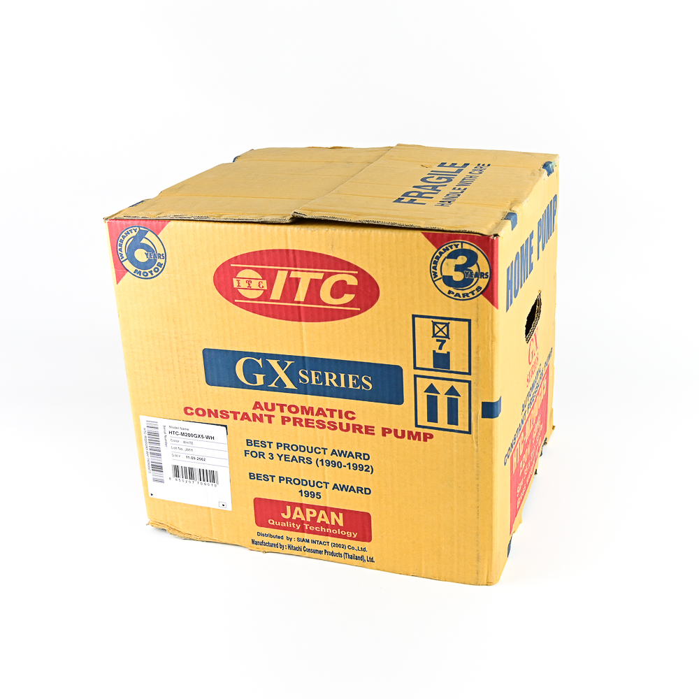 ITC HTC-M200GX5 200W 1นิ้ว เครื่องปั๊มน้ำอัตโนมัติแรงดันคงที่
