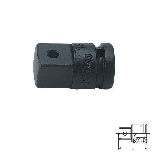 SKI - สกี จำหน่ายสินค้าหลากหลาย และคุณภาพดี | KOKEN 12233A-B ข้อเพิ่มลม ขนาด 1/4นิ้ว --> 3/8นิ้ว รุ่น B แบบลูกปืน