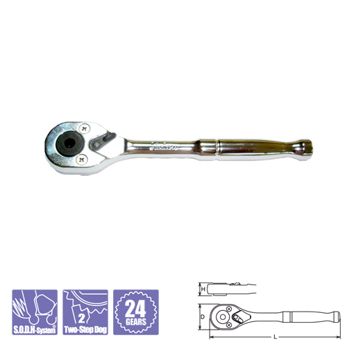 KOKEN 2749P-5/16HF ด้ามฟรี สำหรับดอกไขควง แกน 5/16นิ้ว