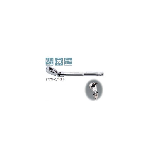 KOKEN 2774P-5/16HF ด้ามฟรี หัวพับ สำหรับดอกไขควง แกน 5/16นิ้ว