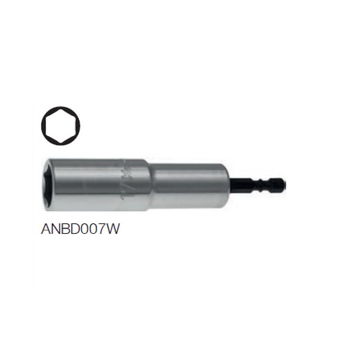 SKI - สกี จำหน่ายสินค้าหลากหลาย และคุณภาพดี | KOKEN ANBD007W-14 บ๊อกซ์แกน ยาว 6P ใช้กับไขควงไฟฟ้า ขนาดแกน 1/4นิ้ว14mm