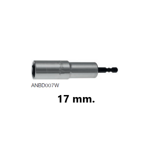 KOKEN ANBD007W-17 บ๊อกซ์แกน ยาว 6P ใช้กับไขควงไฟฟ้า ขนาดแกน 1/4นิ้ว17mm
